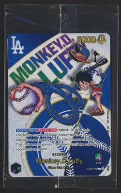 One Piece Promotion Monkey.D.Luffy Dodgers X One Piece Night EB02-010 Sealed - Image 1