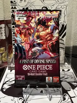 One Piece Card Game OP11 A Fist Of Divine Speed Booster Pack English - Image 1