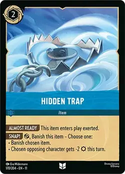 Hidden Trap 170/204 Winterspell Non-Foil Disney Lorcana - Image 1