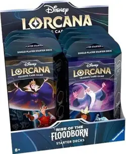 SEALED DISPLAY CASE! 8x Starter Decks Rise of the Floodborn Disney Lorcana TCG - Image 1