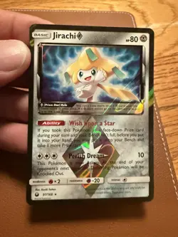 Pokemon Card Celestial Storm Jirachi ◇ 97/168 Rare Prism Star Holo - Image 1