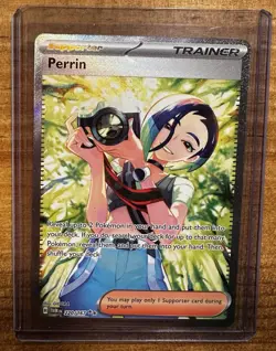 Pokemon TCG Trainer Perrin Special Illustration Card Twilight Masquerade 220/167 - Image 2