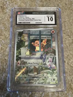 Pokemon CGC 10 Charmander 044, SV Promo Cards, Holo, 2023 Graded Promo - Image 1