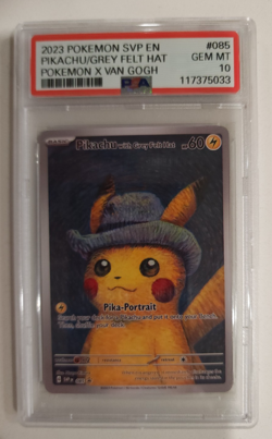 PSA 10 Van Gogh Pikachu with Grey Felt Hat SVP EN 085 Promo Pokemon Card English - Image 4