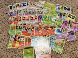 Pokemon Card Lot Of 100 Wotc Era Old School Pidgey Clefairy Squirtle Lot#18 - Image 1