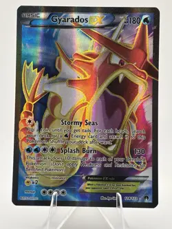 Gyarados EX 114/122 XY Breakpoint Full Art Ultra Rare Holo Pokemon Card DMG - Image 1
