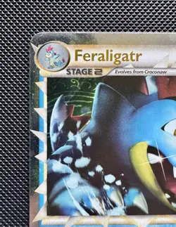 Feraligatr Prime HGSS07 Holo Black Star Promo 2010 Pokemon Card Played - Image 3