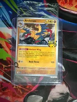 Pokemon Chicago Field Museum Fossil Exhibit Exclusive Archeops Promo Card - Image 1