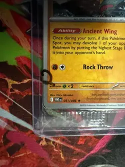 Pokemon Chicago Field Museum Fossil Exhibit Exclusive Archeops Promo Card - Image 2