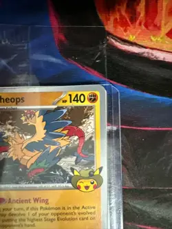 Pokemon Chicago Field Museum Fossil Exhibit Exclusive Archeops Promo Card - Image 4