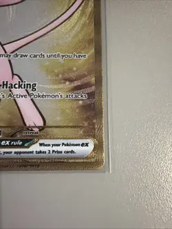 Mew EX Metal Card 205/165 Scarlet & Violet 151 Series NM/MINT - Image 3