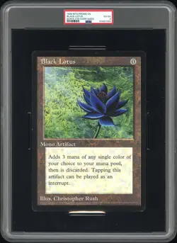 Magic MTG Scrye Promo Black Lotus JUMBO OVERSIZED PSA 4 - Image 1