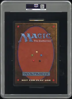 Magic MTG Scrye Promo Black Lotus JUMBO OVERSIZED PSA 4 - Image 2