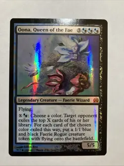 Oona, Queen of the Fae Magic The Gathering MTG From the Vault: Legends (Foil) - Image 1