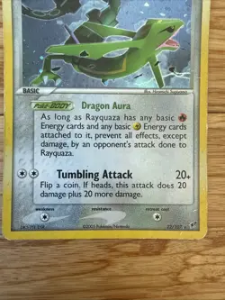 Pokemon Rayquaza Holo - EX Deoxys - 22/107 - Image 2
