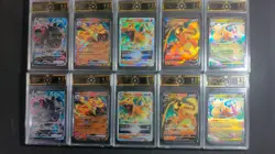 OCD 9.5 Pokemon Lot - Blastoise VMAX & Charizard/Dragonite 10 Slabs MD28 - Image 1