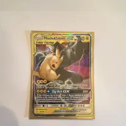 Pokemon Pikachu & Zekrom GX Ultra Rare Holo 33/181 Team Up 240 HP English Card - Image 1