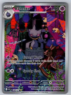 Banette 234/217 Illustration Rare Ascended Heroes Pokemon Near Mint - Image 1