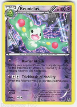 Reuniclus 44/101 Rare Plasma Blast Pokemon Reverse Holo NM - Image 1