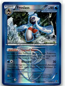 Froslass 23/101 Rare Plasma Blast Pokemon Reverse Holo NM/M - Image 1
