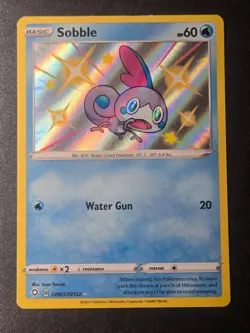 Sobble SV025/SV122 NM Shining Fates Shiny Vault Shiny Rare Pokemon - Image 1