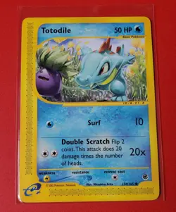 Totodile (134) Common Pokemon Expedition 134/165 NM - Image 1