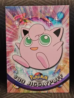Pokemon Topps 1999 JigglyPuff #39 Blue Logo Non-Holo NM* - Image 1