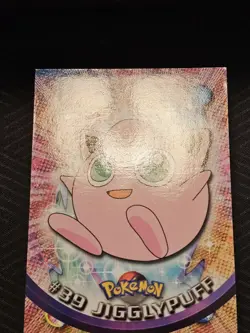 Pokemon Topps 1999 JigglyPuff #39 Blue Logo Non-Holo NM* - Image 2
