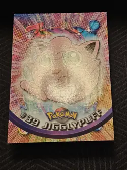 Pokemon Topps 1999 JigglyPuff #39 Blue Logo Non-Holo NM* - Image 3