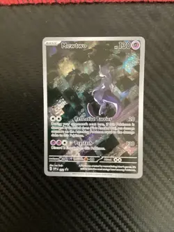 Mewtwo 052 Holo Promo Scarlet & Violet 151 UPC Promo Pokemon English (LP) - Image 1