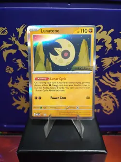 Lunatone - MEP004 - Pokemon Mega Evolution Prerelease Holo Promo NM/M - Image 1