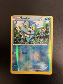 Pokemon TCG Froakie 46/162 Reverse Holo - BREAKthrough - LP - Image 1