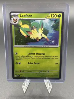 Leafeon SVP: Scarlet & Violet Cosmo Holo Promo Pokemon TCG - Image 1