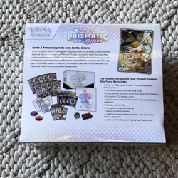Pokemon Scarlet & Violet Prismatic Evolutions Elite Trainer Box ETB - New/Sealed - Image 2