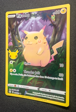 Pikachu 005/025 Holo Rare Celebrations Pokemon Holo NM - Image 3