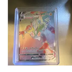 Pokemon Toxtricity VMAX 196/192 Holo Secret Rare Full Art Rebel Clash 320 HP - Image 1
