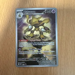 Pokemon TCG Alakazam MEP 009 Pokemon Center Stamped Mega Evolution Promo NM - Image 1