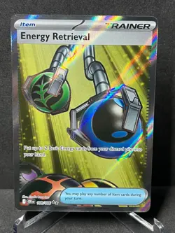 Pokemon Energy Retrieval 108/086 Me04 Chaos Rising Holo Near Mint - Image 1