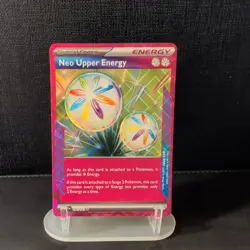 Neo Upper Energy 2024 Pokemon 162/162 Temporal Forces Sv06 Ace Spec Rare Holo EN - Image 1