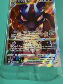 Pokemon TCG Lucario VSTAR SWSH291 Sword & Shield Promo Holo 270 HP sealed - Image 2