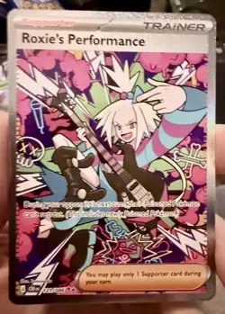 Roxie's Performance 228/236 Ultra Rare Full Art Holo English Cosmic Eclipse - Image 1
