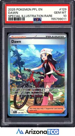 Pokemon 2025 Dawn 129/094 SIR Phantasmal Flames GEM MINT PSA 10 - Image 1
