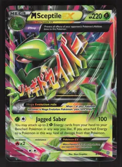 M Sceptile EX 8/98 Pokemon TCG XY - Ancient Origins MP - Image 1