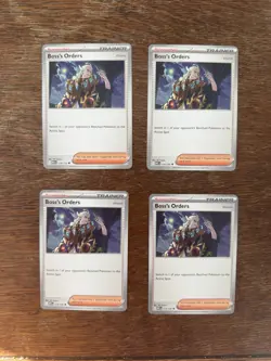 [4x Playset] Boss's Orders 114/132 ME01: Mega Evolution (MEG) Pokemon TCG - Image 1