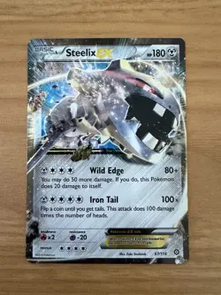 Steelix EX 67/114 Holo Rare Pokemon Steam Siege Near Mint NM - Image 1