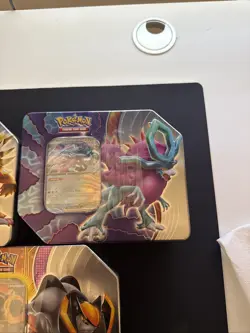 Pokemon Gouging Fire EX, Walking Wake EX AND Raging Bolt Ex Tin Set - Unopened - Image 4