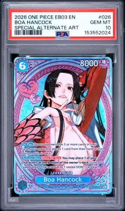 2026 ONE PIECE EB03-EXTRA BOOSTER -ONE PIECE HEROINES EDITION- #026 BOA HANCOCK - Image 1
