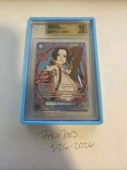 2026 One Piece Heroines Edition Boa Hancock Sp Bgs 10 English With New Label - Image 1