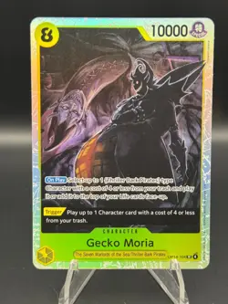 Gecko Moria SR OP14-104 One Piece The Azure Sea's Seven Foil - Image 1