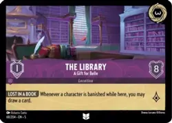 4x The Library - A Gift for Belle - 68/204 - Uncommon NM-Mint Disney Lorcana: Sh - Image 1